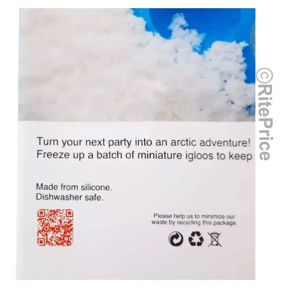DCI Igloo Ice Tray - Makes 6 Mini Ice Igloos! Keep It Cool - New
